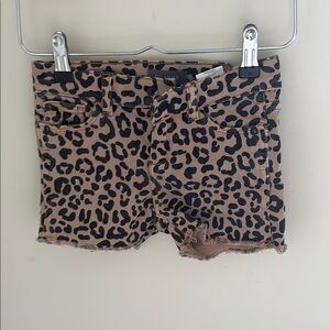 Leopard Print Kids Shorts